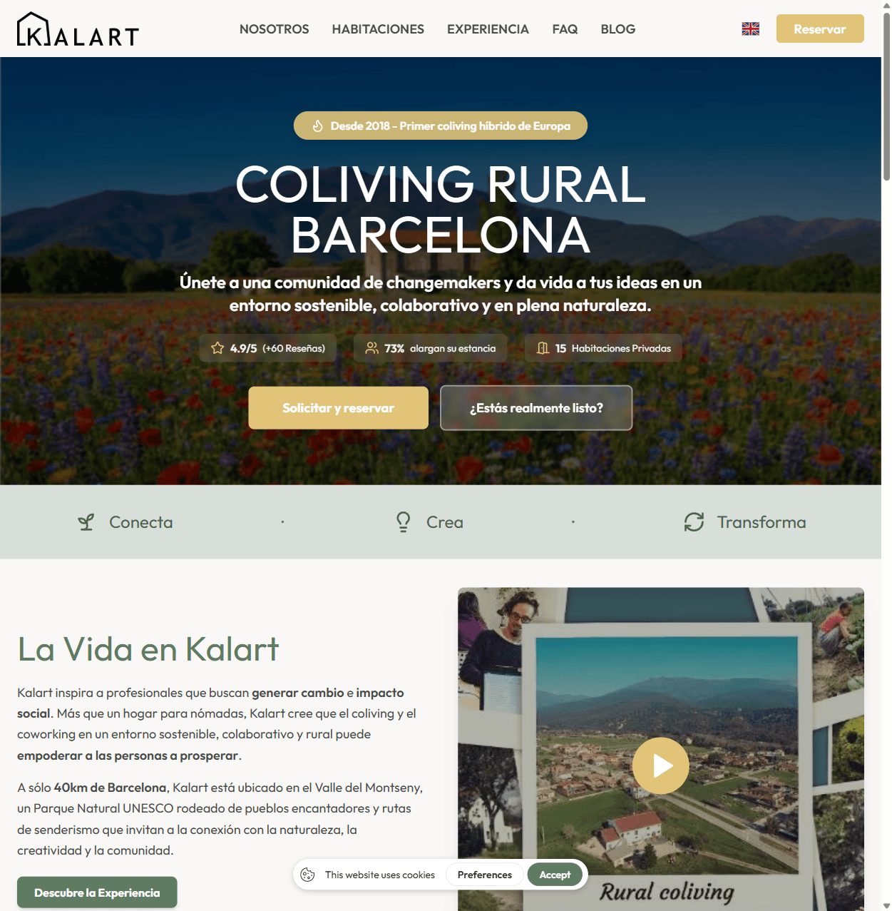 Kalart website after redesign
