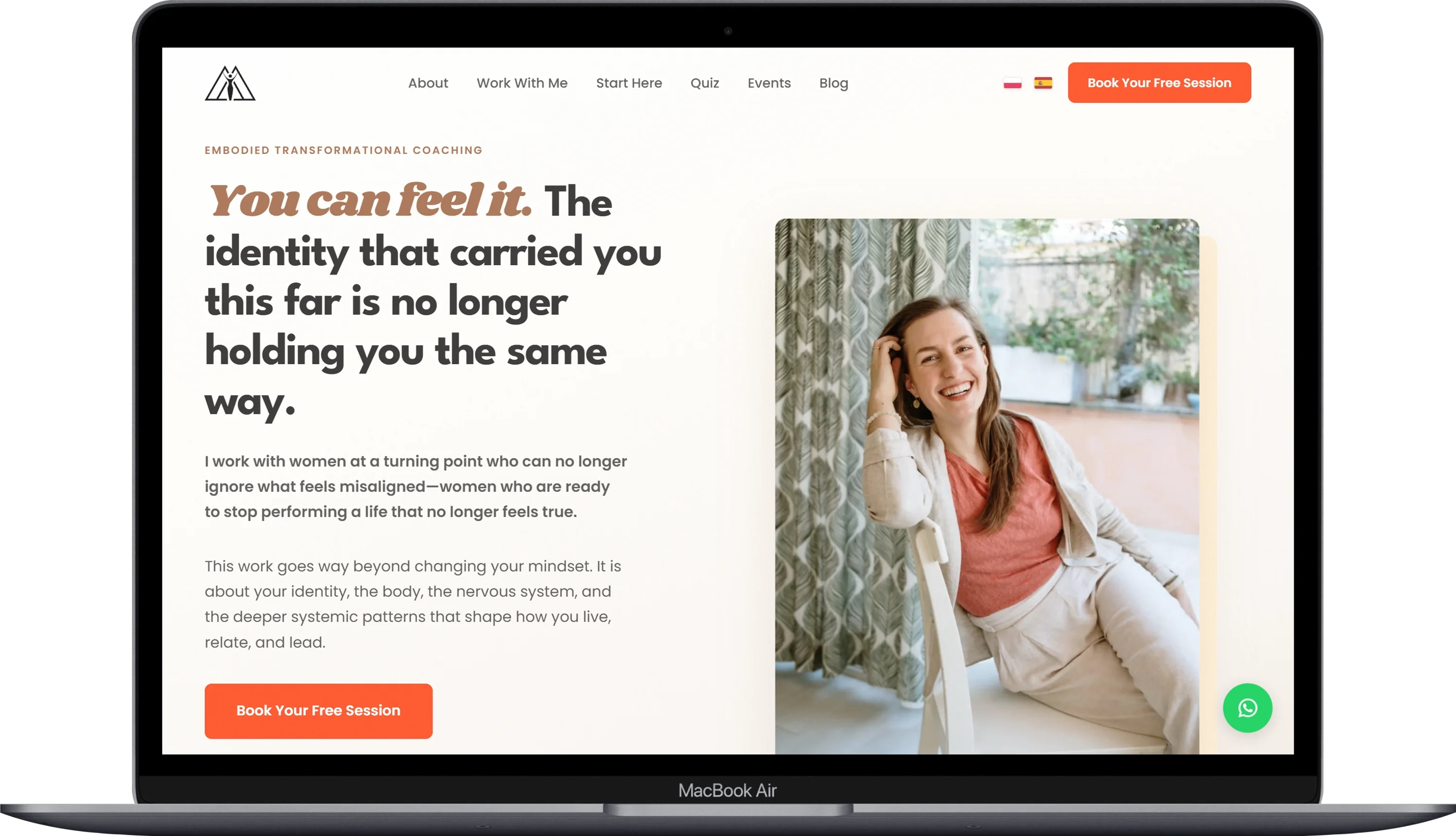 Maja Michalewska website redesign